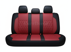 Suzuki Alto Diamond Stitch Seat Cover – Red & Black – Model 2019-2021