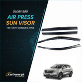 Glory 580 TXR Air Press Sun Visor With Chrome 2020–2025 | Premium Fit