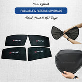 Honda Civic Rebirth Side Sun Shade Foldable & Flexible with Logo 2012-2016