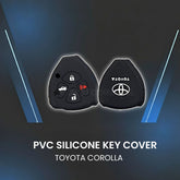 Toyota Corolla PVC Silicone Key Cover – Model 2009–2014