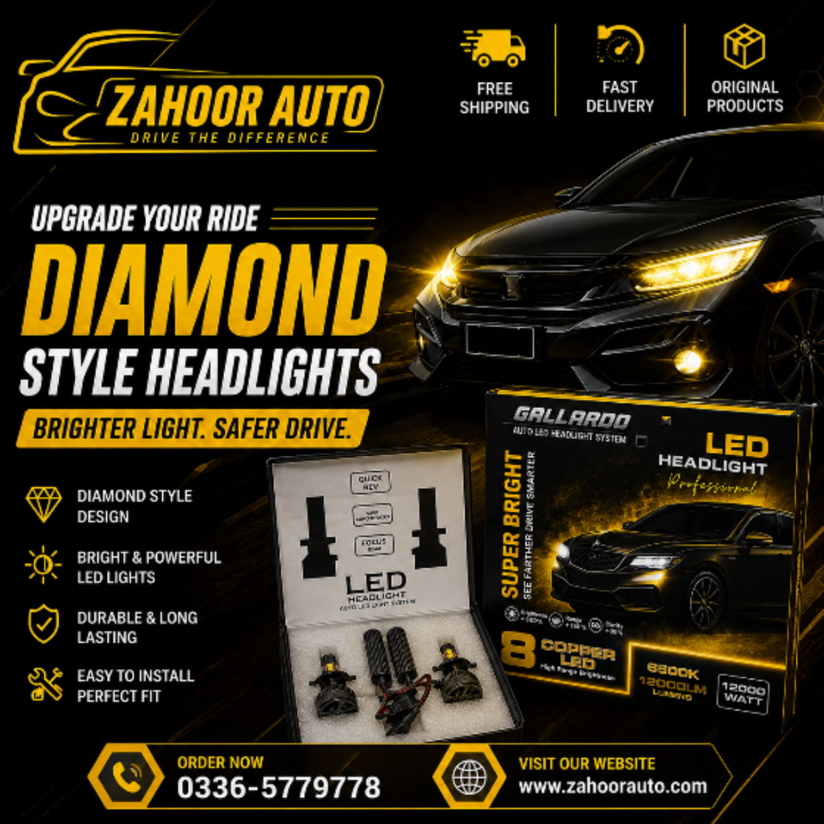 Gallarado Copper Led 12000 Watt