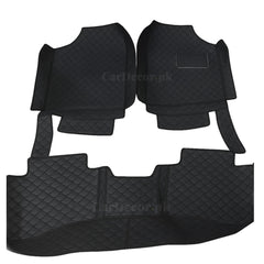 Changan Alsvin 7D Floor Mats Black – 3PCS Set | Model 2021–2025