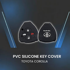 Toyota Corolla PVC Silicone Key Cover – Model 2009–2014